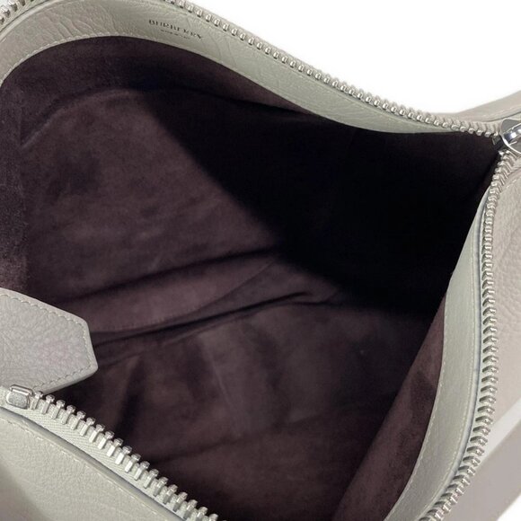 Auth Burberry - Light gray Leather Shoulder Bag - Picture 6 of 16